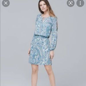 White House Black Market printed dress